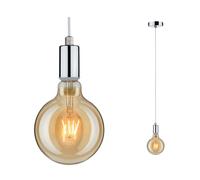 Paulmann Luminaire suspendu Larus 79753 – Chrome, métal, IP44, E27, max. 60 W