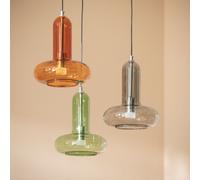 Suspension LED 15W Aluminium Fontas 3 Spots Multicolore