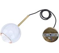 Suspension LED 20W Verre Fer Câblé Rétro Moderne Globe Suspension pour îlot de cuisine Chambre à coucher Salon 85 à 265V