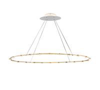 Suspension LED 22 Petites Lentilles WxD 120x60cm/glass lenses