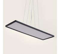 TechBrey Suspension LED 24W Rectangulaire SwitchCCT Sélectionnable 580X200 mm Double Face Noir 3000K - 4000K - 6000K CCT Noir G