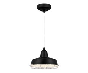 Suspension LED Academy Noir avec cage chrome Westinghouse