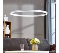 Suspension LED Albiona Arcchio, dimmable, blanc, Cuisine, Métal, Moderne