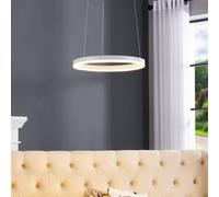 Suspension LED Albiona Arcchio, dimmable, blanc, Cuisine, Métal, Moderne