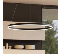 Suspension LED Albiona Arcchio, dimmable, noir, Cuisine, Métal, Moderne