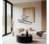 Suspension LED Albiona Arcchio, dimmable, noir, Métal, Moderne