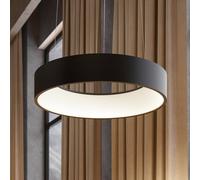 Suspension LED Aleksi Arcchio, dimmable, noir, Cuisine, Métal, Moderne