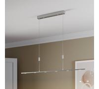 Suspension LED Arnik Lucande, dimmable, gris, Salon / Salle à manger, Métal, Moderne