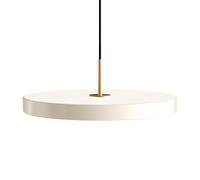 Suspension Umage Asteria Blanc Perle avec Dessus en Laiton
