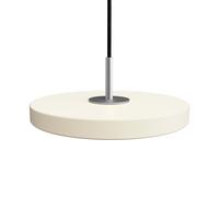 Suspension Asteria Micro , Blanc Perle/plateau en Acier