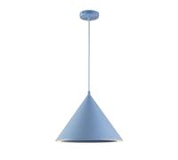 Suspension Led Bleuearon À Cône Unique, Style Nordique, Pour Îlot de Cuisine Ou Entrée. Luminaire Suspendu Moderne Et Réglable, Idéal Pour La Chambre Ou L'Entrée./3000K/Diamètre 25 Cm