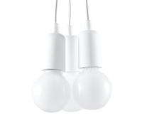 Sollux Lighting Diego lampe suspendue 3x60 W blanc SL.0570