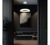 Suspension LED dimmable 48W 5000 lumens 3000K blanche design moderne