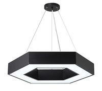 Suspension LED hexagonale Moderne et Simple pour décoration d'intérieur, luminaire créatif et réglable, idéal pour Un Salon, Une Salle à Manger ou Une Boutique
