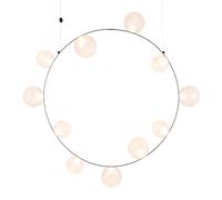 Suspension LED Hubble Bubble 11 WxDxH 99x10x102cm/canopy nickel 35x10x3cm