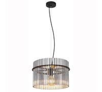 Suspension LED, intensité réglable, argent, changement de couleur, télécommande, H 150 cm