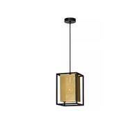 Suspension Led intérieure lanterne noir 1xE27 - - Sansa