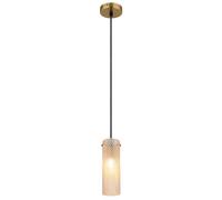Suspension LED, lampe de salle à manger à motifs dorés, H 120 cm