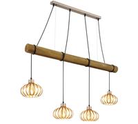Suspension LED, lampe de salle à manger, grille réglable en hauteur, H 150 cm