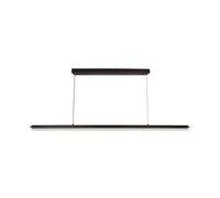 Suspension LED Lampe de salle à manger Lampe de salon Acier Noir L 123 cm