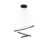 1 pz 32W LED Hanging Decorative Lamp 600400200 Black Body 3000K