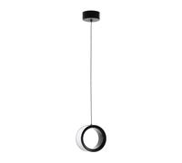Magis Suspension LED Lost Ø36cm noir/blanc H 37cm/baldaquin noir HxØ 7x14,5cm