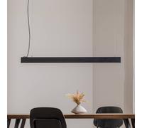 Suspension LED Luxe TK Lighting, noir, Salon / Salle à manger, Métal, Moderne