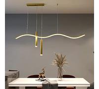 Suspension LED moderne pour table à manger, éclairage de table à manger, spots à intensité variable, lustre design, plafonnier moderne pour cuisine, hauteur réglable avec télécommande, éclairage de
