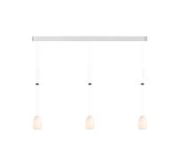 Suspension LED Oh China Trace Trio 3x shade H x Ø 13x8.5cm/canopy aluminium
