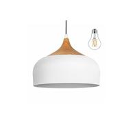 tomons Suspension LED Plafonnier Blanc Scandinave Moderne Style Simple pour Restaurant Salle à manger Restaurant