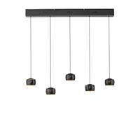 Suspension LED Salle À Manger 110 Cm Long 800 Lm 5 Flammes Salon