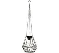 Suspension LED solaire Atmosphera IP45 2700W H.40cm noir