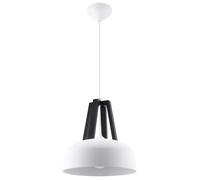 Lampe suspendue Sollux Lighting Casco Blanc TU