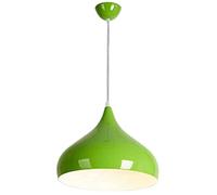 Suspension LED style campagnard industriel chic couleurs tendance ampoules chaudes parfaites pour les lofts, bars, cuisines, plafonds suspendus (couleur : vert, taille : réglable)