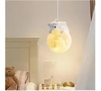 Suspension LED - ULISEM - Nordic Bear Rabbit - Cristal - Blanc - Design Industriel