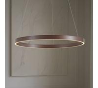 Lucande LED Suspension Yonam à intensité variable (Moderne) en Marron Métal e. a. pour Salon & Salle manger (1 lampe,à), lampe plafonnier suspension