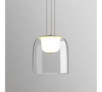 Suspension Ledmaliste Moderne, Abat-Jour Rond En Verre Transparent, Plafonnier, Pour Salle À Manger Ou Îlot de Cuisine (A) Pieds de Pieuvre