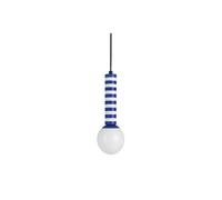 Suspension Leitmotiv Rayado Retro Bleu 12x38x12x150 cm