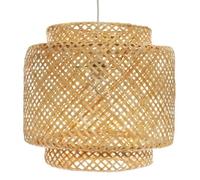 Suspension ""Liby"" bambou D40cm - Atmosphera createur d'interieur - Beige moyen