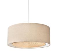 Suspension lin et bambou diamètre 35cm