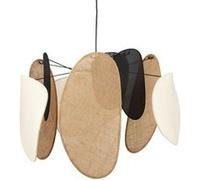 Ostaria Suspension Almeria – lin et jute – beige, noir et marron – Beige G