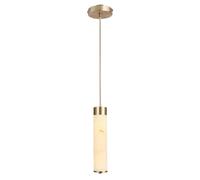 Suspension linéaire en Pierre de marbre - Plafond Moderne en Laiton - Mini Lampe Vintage de Ferme - Luminaire Suspendu Unique pour Cuisine, îlot, évier, Salle à Manger, Chambre à Coucher, Couloir
