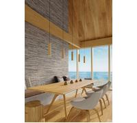 Suspension LINO 2 GU10 LED Moderne Loft BOHO Design Couloir - BOIS
