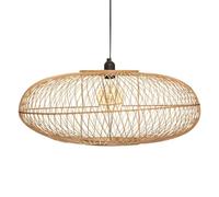 Suspension ""Loren"" bambou D60cm - Atmosphera createur d'interieur - Beige