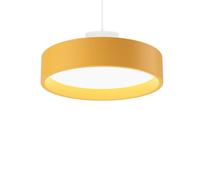 Suspension Louis Poulsen LP Circle, Suspension Opale Ø45 3000 K, Interrupteur Dali/Dim Jaune