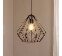 Suspension luminaire Diamond Opviq, dimmable, noir, Salon / Salle à manger, Métal, Moderne, Suspension