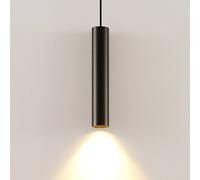Suspension luminaire Ejona Arcchio, dimmable, noir, Couloir, Aluminium, Moderne, Suspension
