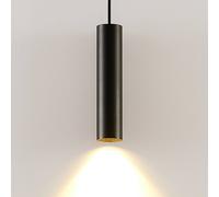 Suspension luminaire Ejona Arcchio, dimmable, noir, Couloir, Aluminium, Moderne, Suspension