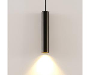 Suspension luminaire Ejona Arcchio, dimmable, noir, Couloir, Aluminium, Moderne, Suspension