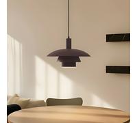 Suspension luminaire Elorri Lindby, dimmable, marron, Salon / Salle à manger, Métal, Moderne, Suspension